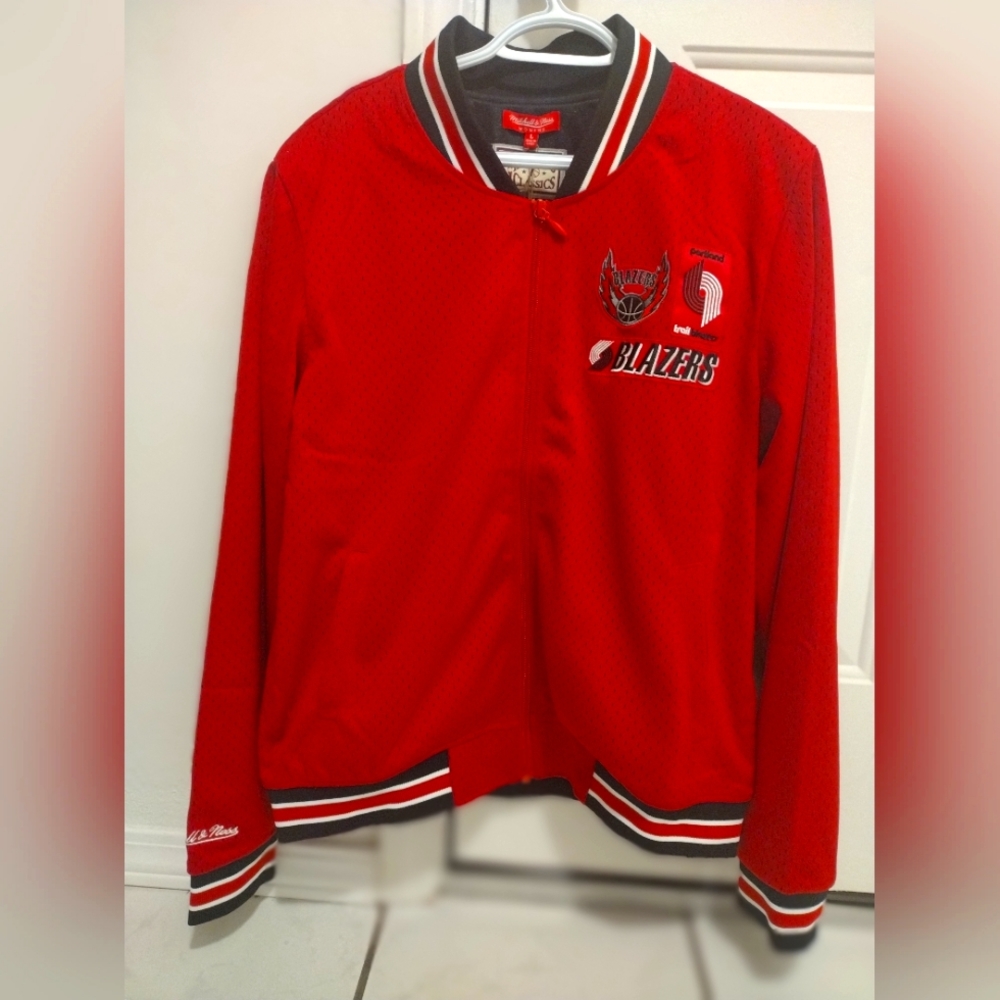 Portland trail blazers hardwood classic jacket (Large)